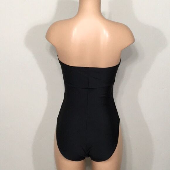 Instant Figure compression bandeau swimsuit. NWOT - Picture 6 of 9